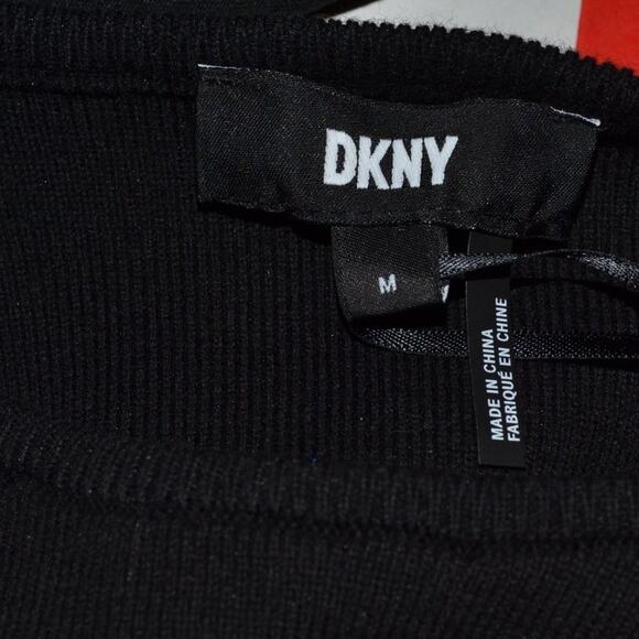 NWT DKNY Cut Out Crewneck Sweater Size Medium - Picture 5 of 5